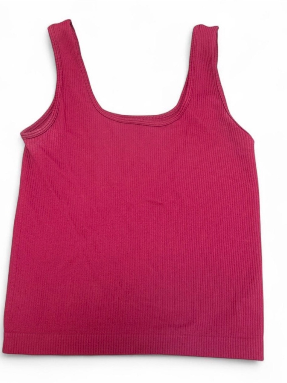 Everyday Ribbed Tank in Raspberry